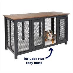 Frisco "Venice" Dog Crate Credenza & Mat Kit -Frisco 255328 PT3. AC SS1800 V1667228979