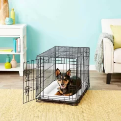 Frisco Fold & Carry Single Door Collapsible Wire Dog Crate & Frisco Quilted Dog Crate Mat 7 Frisco Fold & Carry Single Door Collapsible Wire Dog Crate & Frisco Quilted Dog Crate Mat -Frisco 255493 PT2. AC SS1800 V1603545085