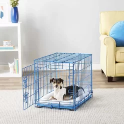 Frisco Fold & Carry Single Door Collapsible Wire Dog Crate & Frisco Quilted Plush Dog Crate Mat 7 Frisco Fold & Carry Single Door Collapsible Wire Dog Crate & Frisco Quilted Plush Dog Crate Mat -Frisco 255501 PT2. AC SS1800 V1604097714