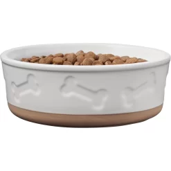 Frisco Bones Non-skid Ceramic Dog & Cat Bowl -Frisco 256074 PT3. AC SS1800 V1615313594