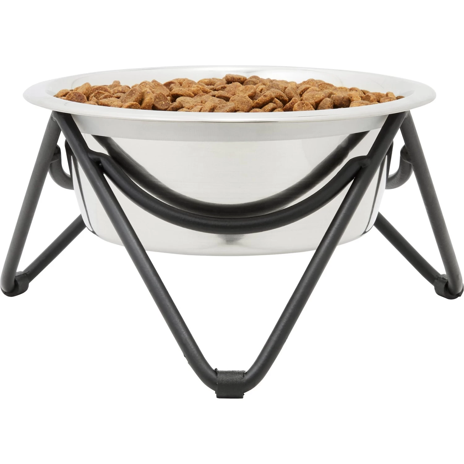 Frisco Triangle Iron Non-Skid Elevated Dog & Cat Bowl 3 Frisco Triangle Iron Non-Skid Elevated Dog & Cat Bowl - Image 3
