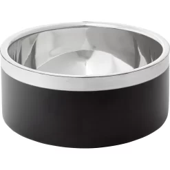 Frisco Insulated Two-Toned Non-Skid Stainless Steel Dog & Cat Bowl