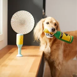 Frisco Champagne & Flute Latex Squeaky Dog Toy 5 Frisco Champagne & Flute Latex Squeaky Dog Toy -Frisco 264430 PT3. AC SS1800 V1619473959