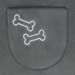 Frisco Embroidered Pawprint Microfiber Dog Bath Cape Towel -Frisco 269038 PT4. AC SS1800 V1624454577