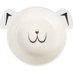 Frisco Dog Face Non-skid Ceramic Cat & Dog Bowl