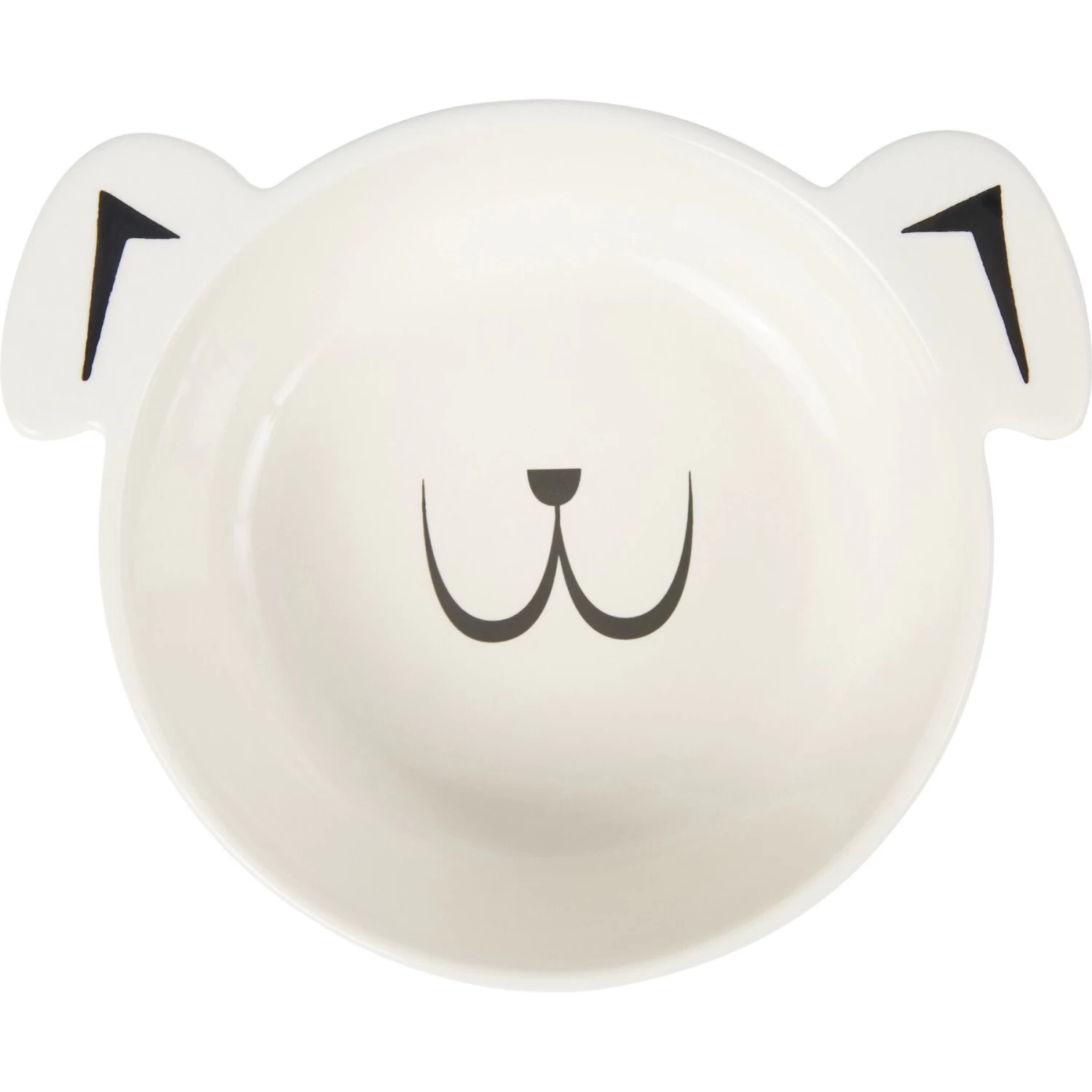 Frisco Dog Face Non-skid Ceramic Cat & Dog Bowl 1 Frisco Dog Face Non-skid Ceramic Cat & Dog Bowl