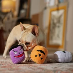 Frisco Halloween Haunted Friends Plush Squeaky Dog Toy, 3 Count -Frisco 270533 PT3. AC SS1800 V1689878438