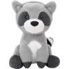 Frisco Camping Raccoon Plush Squeaky Dog Toy