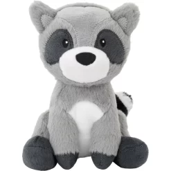 Frisco Camping Raccoon Plush Squeaky Dog Toy