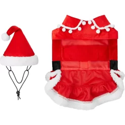 Frisco Mrs. Claus Dog & Cat Costume 10 Frisco Mrs. Claus Dog & Cat Costume -Frisco 276150 PT5. AC SS1800 V1631569990