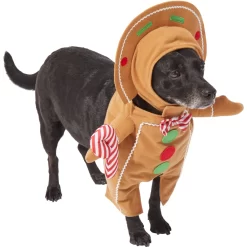 Frisco Front Walking Gingerbread Dog & Cat Costume -Frisco 276156 PT3. AC SS1800 V1631660334