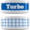 Frisco Personalized Gingham Plaid Small Dog & Cat Bowl
