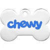 Frisco Chewy Stainless Steel Personalized Dog ID Tag With Enamel Infill