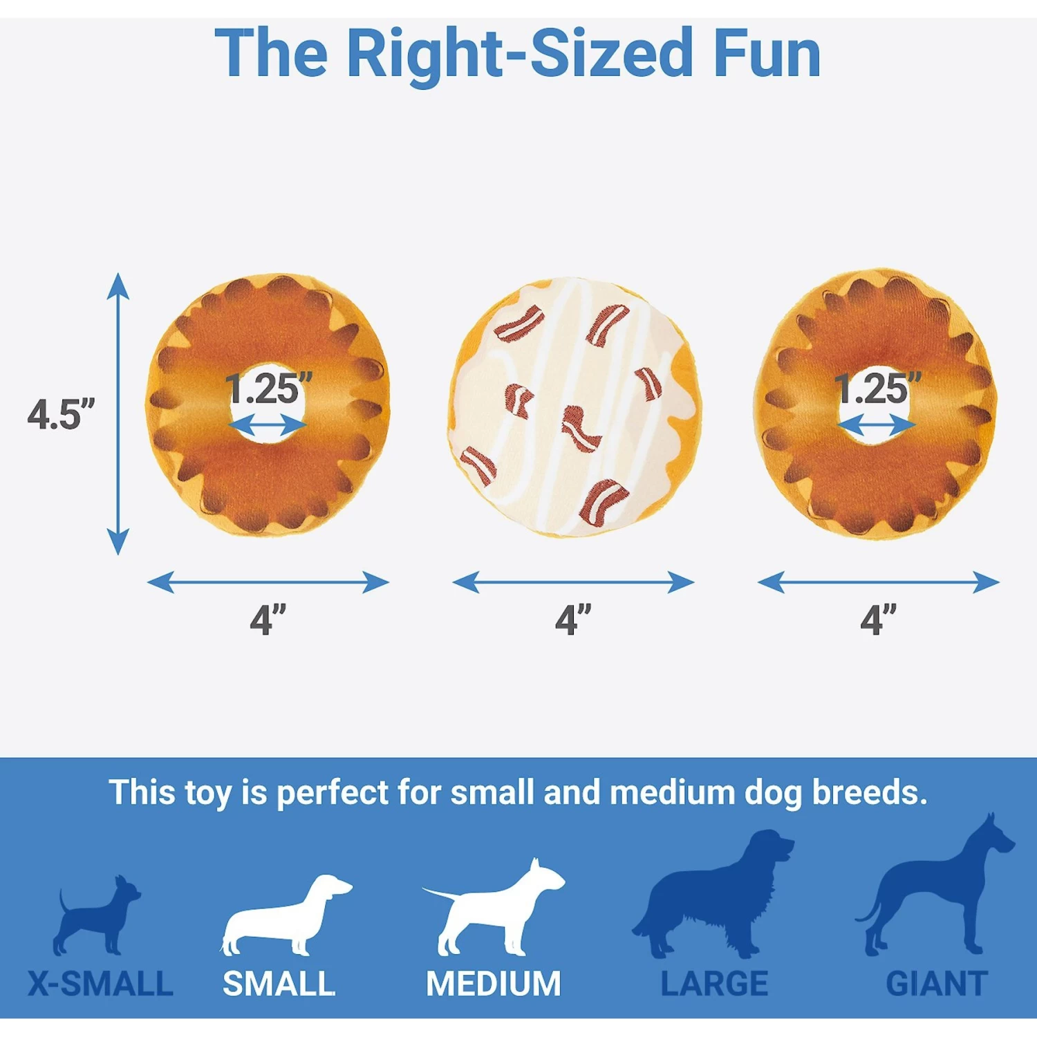 Frisco Fall Box Of Donuts Hide & Seek Puzzle Plush Squeaky Dog Toy 3 Frisco Fall Box Of Donuts Hide & Seek Puzzle Plush Squeaky Dog Toy - Image 3