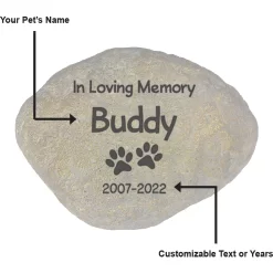 Frisco "In Loving Memory" Personalized Dog & Cat Memorial Garden Stone 8 Frisco "In Loving Memory" Personalized Dog & Cat Memorial Garden Stone -Frisco 287026 PT3. AC SS1800 V1645639616