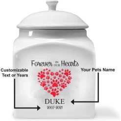 Frisco "Forever In Our Hearts" Hearts Personalized Urn -Frisco 287040 PT4. AC SS1800 V1633702676