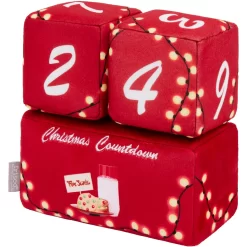 Frisco Holiday 12 Day Countdown Blocks Plush Squeaky Dog Toy, 3 Count