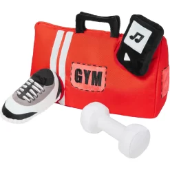 Frisco Gym Bag Hide & Seek Puzzle Plush Squeaky Dog Toy