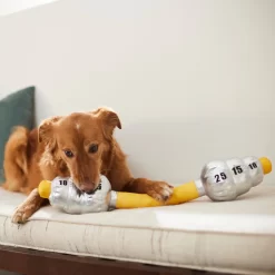 Frisco Weight Bar Wagazoo Plush Squeaky Dog Toy -Frisco 288917 PT3. AC SS1800 V1638292413