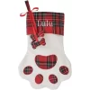 Frisco Paw Personalized Plaid Dog & Cat Stocking
