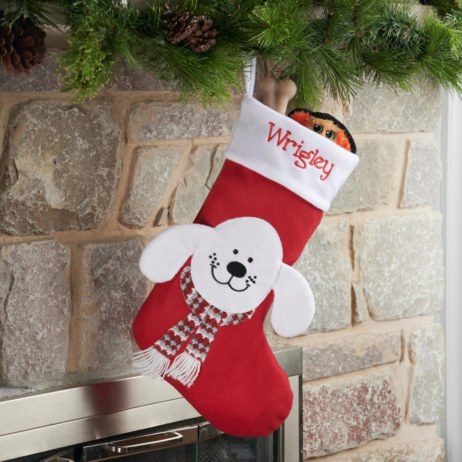 Frisco Holiday Personalized Dog Stocking 2 Frisco Holiday Personalized Dog Stocking - Image 2