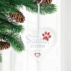 Frisco "Dear Santa" Glass Personalized Ornament -Frisco 295089 PT2. AC SS1800 V1630332700
