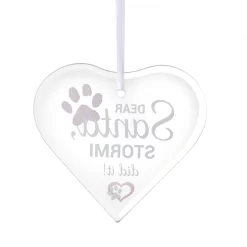 Frisco "Dear Santa" Glass Personalized Ornament -Frisco 295089 PT3. AC SS1800 V1630332587