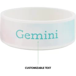 Frisco Watercolors Ceramic Personalized Dog Bowl -Frisco 296664 PT6. AC SS1800 V1625860864