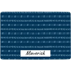 Frisco Mudcloth Personalized Dog & Cat Placemat