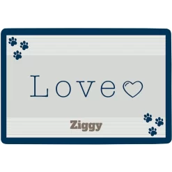 Frisco Love Cutout Personalized Dog & Cat Placemat