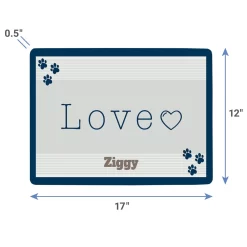 Frisco Love Cutout Personalized Dog & Cat Placemat -Frisco 299558 PT3. AC SS1800 V1636120435
