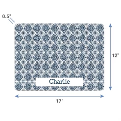 Frisco Boho Damask Personalized Dog & Cat Placemat -Frisco 299562 PT3. AC SS1800 V1636120501