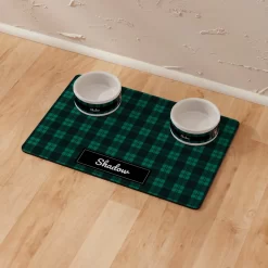 Frisco Plaid Personalized Dog & Cat Placemat -Frisco 299564 PT8. AC SS1800 V1636048771