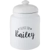 Frisco Ceramic "Treats For" Personalized Treat Jar, 13 Cup, 104oz