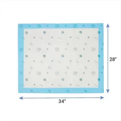 Frisco Fold & Carry Single Door Collapsible Wire Dog Crate & Frisco Premium Extra Large Printed Dog Training & Potty Pads -Frisco 303438 PT6. AC SS1800 V1623056545