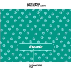 Frisco Personalized Paws Sherpa Cat & Dog Blanket, 30" X 40" -Frisco 303840 PT3. AC SS1800 V1637609810