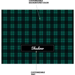 Frisco Personalized Plaid Soft Fleece Cat & Dog Blanket, 30" X 40" -Frisco 303999 PT3. AC SS1800 V1637609189