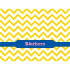 Frisco Personalized Subtle Chevron Soft Fleece Cat & Dog Blanket, 30" X 40" -Frisco 304003 PT4. AC SS1800 V1637609253