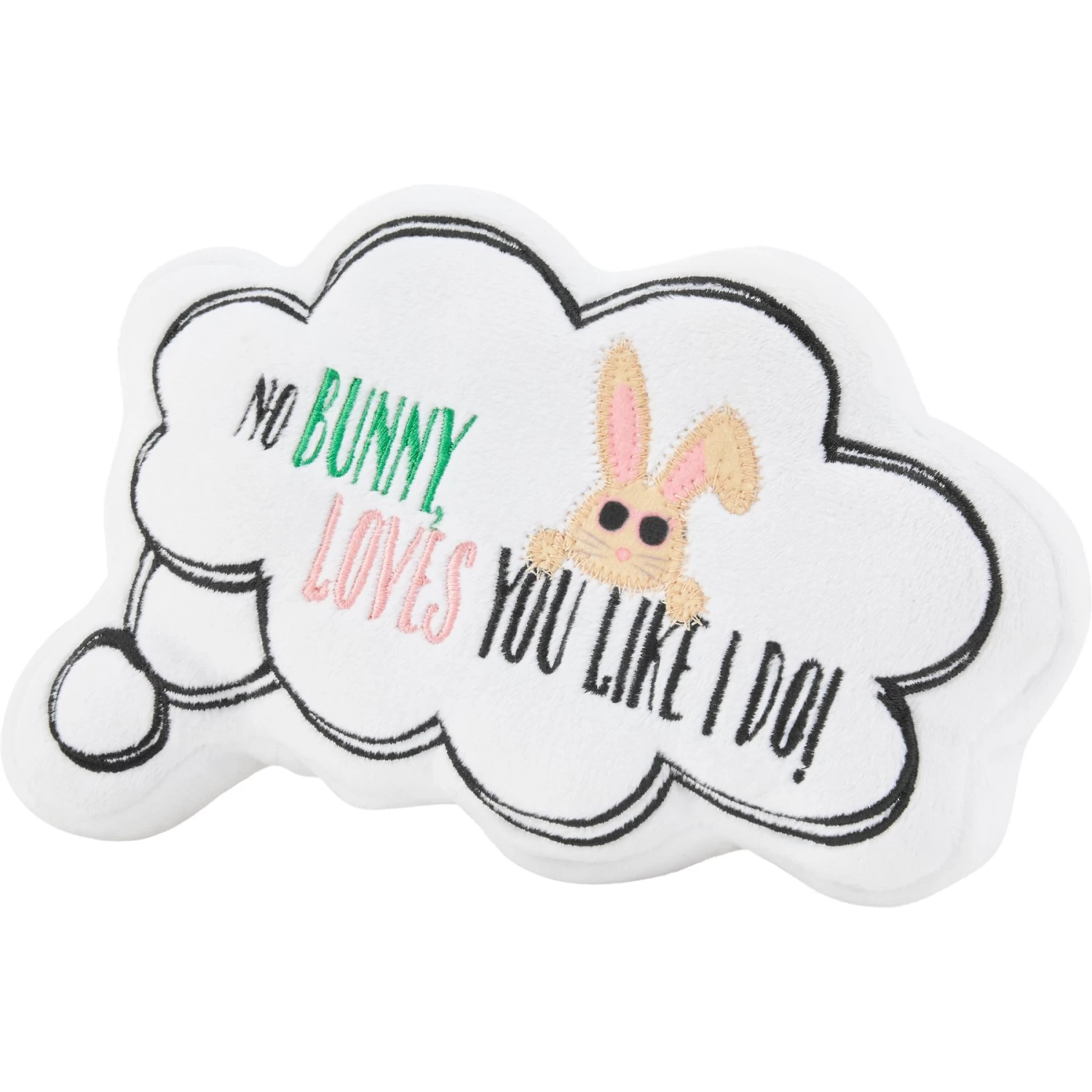 Frisco Easter Message Bubble Plush Squeaky Dog Toy 1 Frisco Easter Message Bubble Plush Squeaky Dog Toy