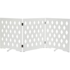 Frisco Deco Diamond Shape 3-Panel Dog Gate -Frisco 305154 PT2. AC SS1800 V1639669192