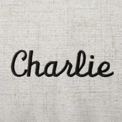 Frisco Personalized Knife Edge Bed, Beige Linen, X-Large -Frisco 311760 PT3. AC SS1800 V1630593981