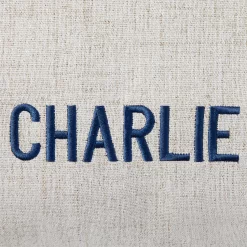 Frisco Personalized Knife Edge Bed, Beige Linen, X-Large -Frisco 311760 PT4. AC SS1800 V1630593991