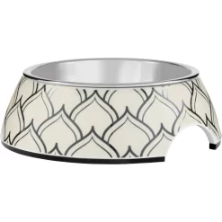 Frisco Moroccan Design Stainless Steel Dog & Cat Bowl