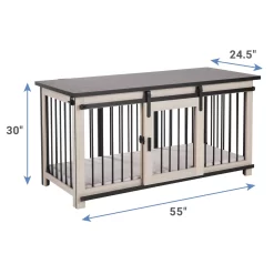 Frisco "Rockford" Dog Crate Credenza & Mat 7 Frisco "Rockford" Dog Crate Credenza & Mat -Frisco 315187 PT3. AC SS1800 V1634217787
