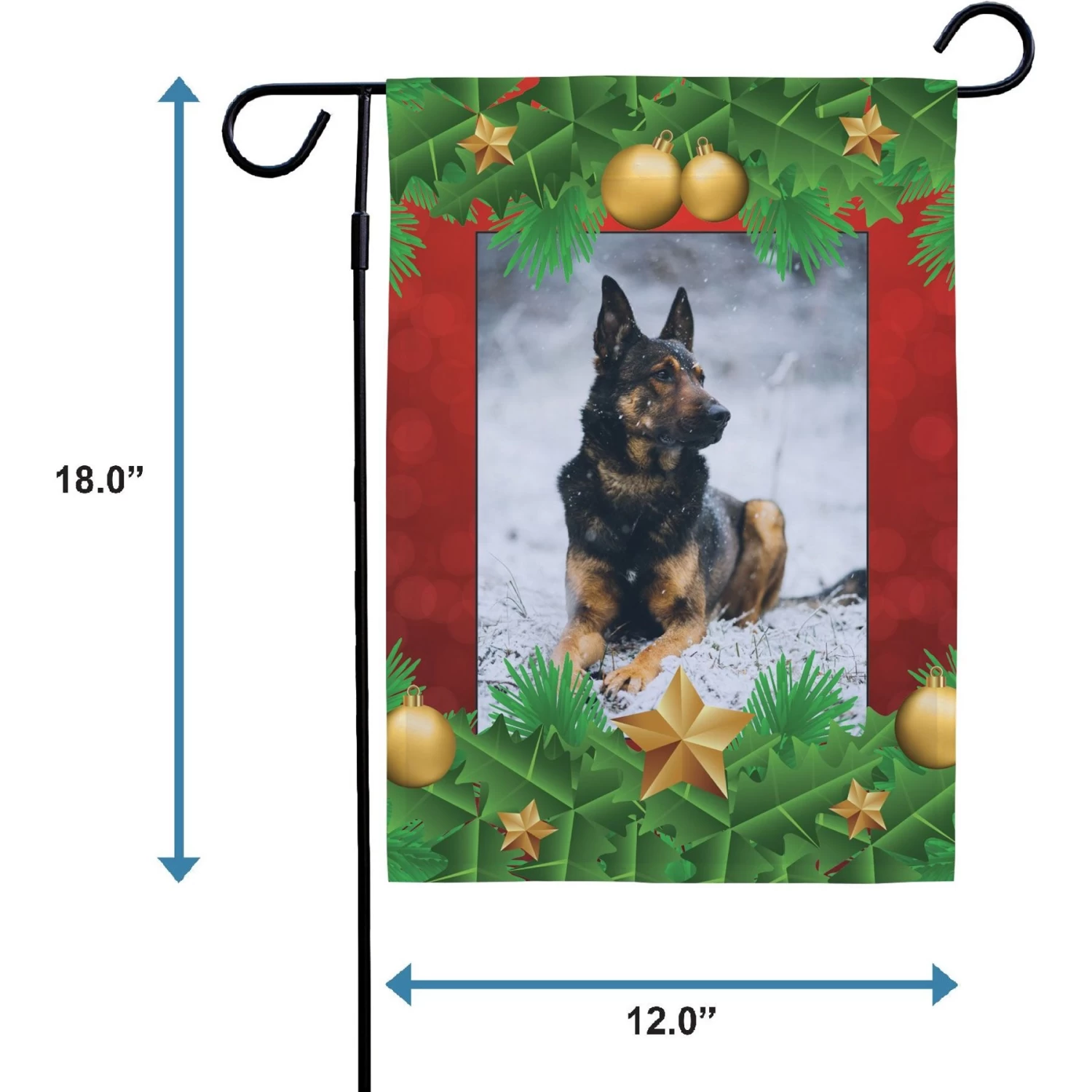 Frisco Personalized Double Sided Printed Holidays Garden Flag 2 Frisco Personalized Double Sided Printed Holidays Garden Flag - Image 2