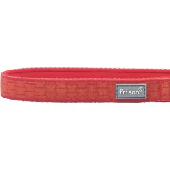 Frisco Outdoor Comfort Print Nylon Padded Dog Collar & Frisco Outdoor Ultra Reflective Rope Leash With Padded Handle -Frisco 319066 PT2. AC SS1800 V1631157992