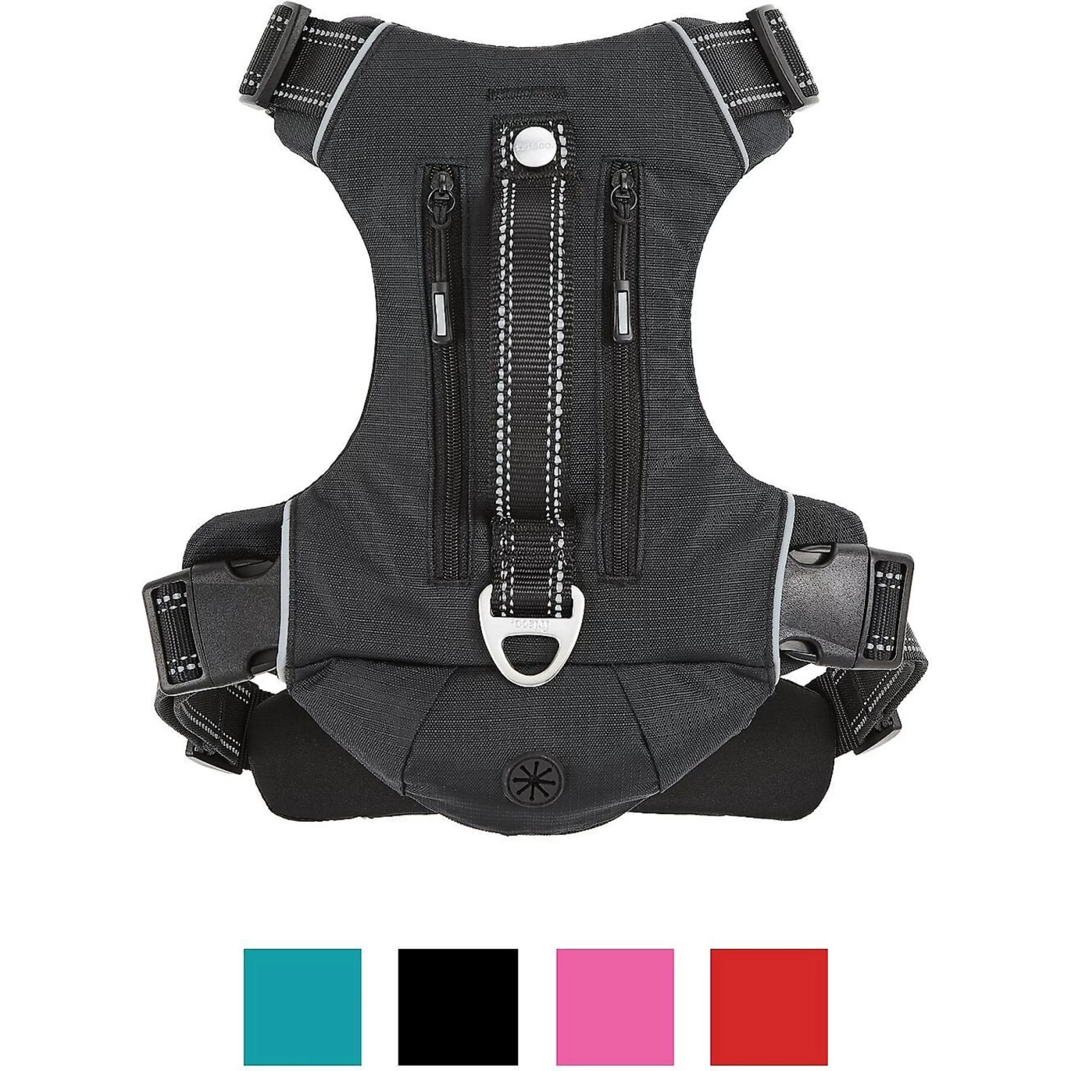 Frisco Outdoor Premium Ripstop Nylon Dog Harness With Pocket & Frisco Outdoor Nylon Reflective Comfort Padded Dog Leash 2 Frisco Outdoor Premium Ripstop Nylon Dog Harness With Pocket & Frisco Outdoor Nylon Reflective Comfort Padded Dog Leash - Image 2