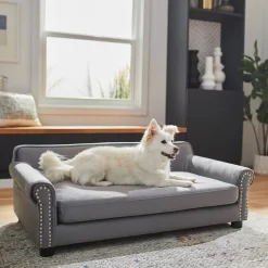 Frisco Sofa Pet Bed With Removable Cover & Frisco Eyelash Cat & Dog Blanket -Frisco 319504 PT4. AC SS1800 V1630625195