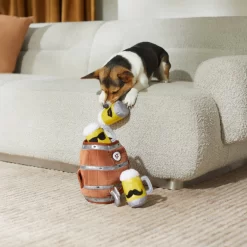 Frisco Beer & Keg Plush Squeaky Dog Toy, 4 Count -Frisco 327047 PT3. AC SS1800 V1648667317