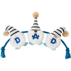 Frisco Dad Gnome Plush With Rope Dog Toy